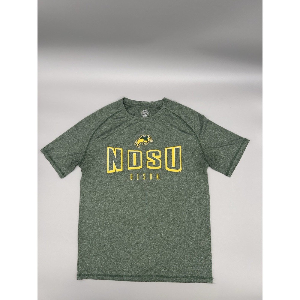 NDSU Bison Polyester T‎ Shirt Green Size M 38/40 Men's